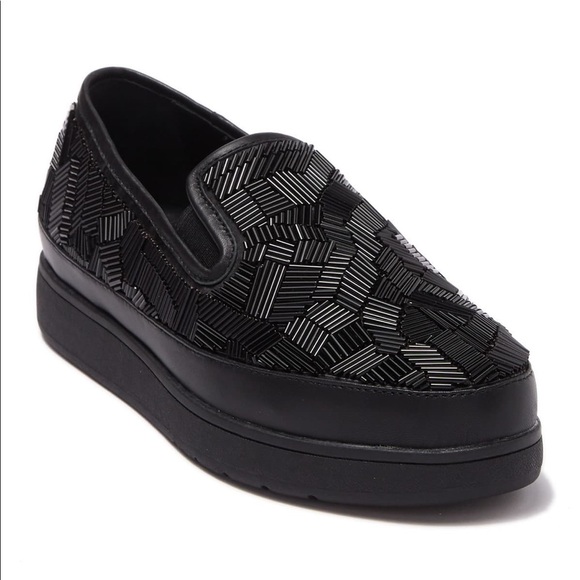donald pliner platform sneakers
